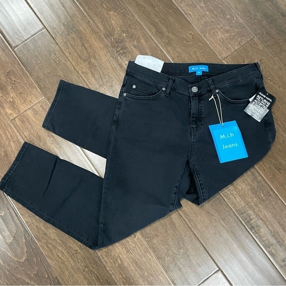 M.i.h The Tomboy Skinny Boyfriend Jean Blue Black Size 30 - Picture 2 of 7